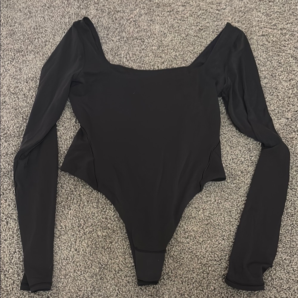Black Long Sleeve Bodysuit